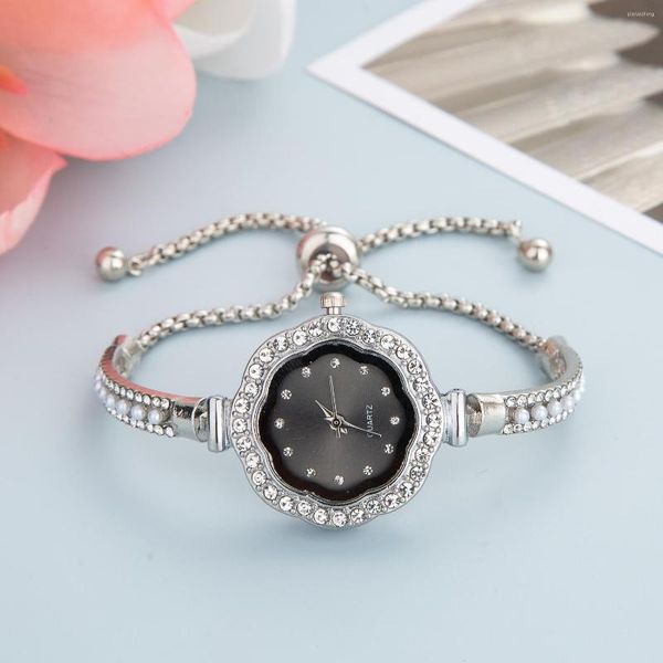 Relojes de pulsera Reloj de lujo para mujer Moda Cuarzo K Pulsera de oro Relojes de alta calidad 2023 Regalo Envío gratis