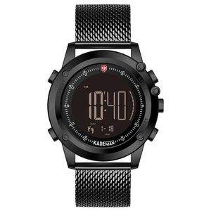 Polshorloges Luxe horloges voor MenwaterProof stappenteller Sport Watch Digitale polshorloge Mannelijke elektronische klok mannen Reloj Hombre