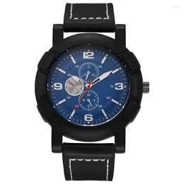 Mon marché aux bracelets Market High-Grade Men's Watch Watch Thatch Dial Black Series Series Quartz Belt Gift