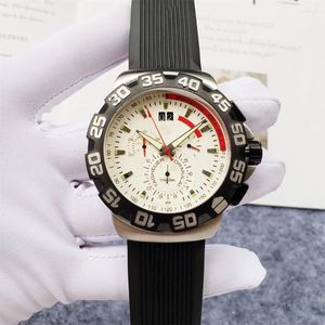 Horloges MDNEN Heren 904L roestvrij staal waterdicht quartz horloge 45 mm -tag