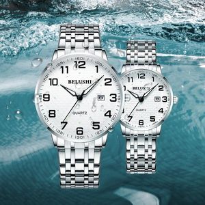 Montres-bracelets hommes et femmes couple montre nuit lueur étanche quartz élégant lumière luxe horloge marque saint valentin cadeau reloj h10