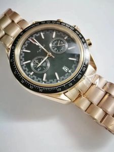 Relojes de pulsera para hombre, relojes mecánicos automáticos, carreras de velocidad, luminoso, oro rosa, negro, cristal de zafiro, calidad, blanco