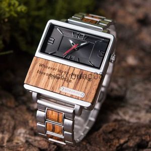 Horloges Heren BOBO BIRD Houten Quartz Pols Top Nieuwe Mode Lichtgevend Uurwerk Aangepaste Klok Geweldige Geschenkdoos Relogio Masculino 0703