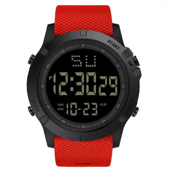 Relojes de pulsera para hombre y niño, relojes digitales LED, luminosos, deportivos, a la moda, con fecha, resistente al agua, cuenta atrás, reloj masculino