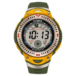 Montre-bracelets Hommes montres militaires ALARME ALLAPE ARRÉPRÉPORT DE LA MODE DIGILE FOCHIE Simple Sport Reloj Hombre