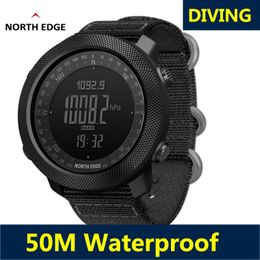 Horloges Mannen Big Diver Horloge Sport Digitaal Duiken Zwemmen Leger Militaire Horloges Outdoor Kompas Waterdicht 50M Heren 2021