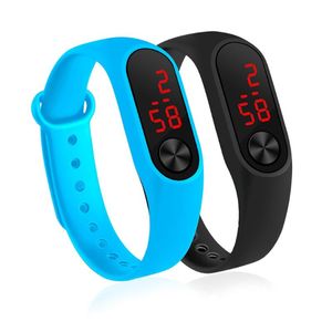 Relojes de pulsera para hombre y mujer, reloj deportivo Led Digital, anillo de mano, moda deportiva, reloj electrónico de silicona, relojes de pulsera