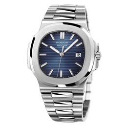 Horloges Heren Horloges ROCOS Automatisch Mechanisch Horloge Voor Mannen Skeleton Luxe Klassieke Elegante Gift # R0139270c