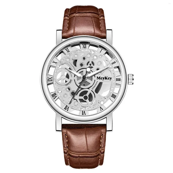 Mujeres de pulsera Gentadores de pulsera de pulsera para hombres Gentadores de cuarzo de cuarzo Bottom Bottom Hollow Mechanical Borning Shiping RELOJ Hombre