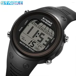 Wallwatches Men Sport Digital Watch Digital Watches de 50 m Water Water Student Watches ideales para deportes al aire libre y uso diario