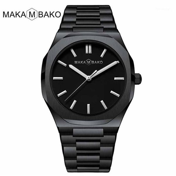 Relojes de pulsera para Hombre, Reloj deportivo de cuarzo, a la moda, resistente al agua, Reloj de negocios, correa de acero, relojes para niños, Reloj Hombre1283G