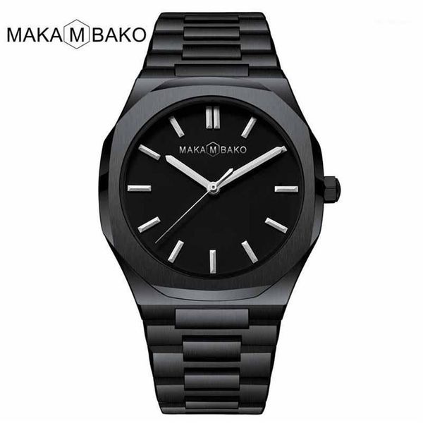 Relojes de pulsera para Hombre, Reloj deportivo de cuarzo, a la moda, resistente al agua, Reloj de negocios, correa de acero, relojes para niños, Reloj Hombre1292j