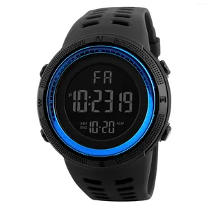 Horloges Heren Sport Hardloophorloge Waterdicht LED-scherm Grote horloges voor klimmen Vissen