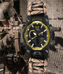 Montre-bracelets Men Watch Shiyunme Top Set Military Digital Sport 50 Waterproof Quartz Relogie Masculino8578546