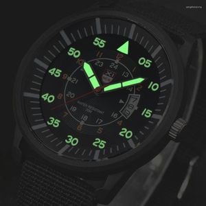 Relojes de pulsera para hombre, relojes militares de lujo del ejército, fecha, esfera para hombre, deporte, cuarzo negro, pulsera de acero inoxidable, reloj de malla