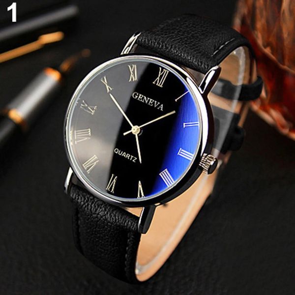 Montres-bracelets hommes montres de luxe ceinture montre mode Bluray romain pour homme Relojes Para Hombre 231101
