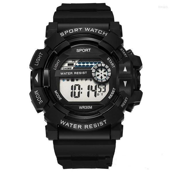 Relojes de pulsera para hombre y mujer, reloj deportivo LED para exteriores, resistente al agua, Digital, a prueba de polvo, regalo para niños y niñas, estudiante