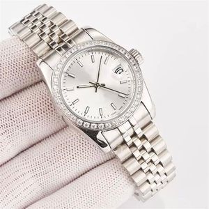 Horloges heren automatische mechanische diamanten horloges 36-41 mm volledig roestvrijstalen bezel waterdicht lichtgevend goud automatische datum watch263b