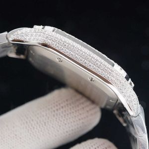 Polshorloges heren mechanisch horloge 40 mm diamant horloge saffier starls stalen riem polshorloge cadeau montre de luxe life waterdicht559f