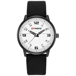 Polshorloges heren horloges luxe lichtmetalen lichte karts polswatch Men Business casual lederen horlogeklok synoke merk