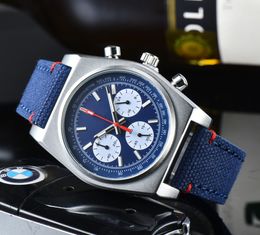 Horloges Heren ZENITHITY Horloges Zes naalden Alle wijzerplaat werkt Quartz Horloge Hoge kwaliteit Top Luxe Merk Chronograaf klok Stalen riem modeserie heren