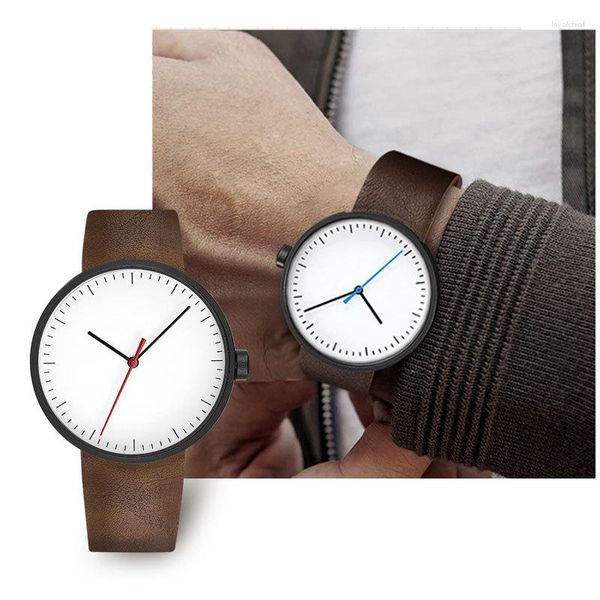 Montres-bracelets montres pour hommes Top Brand Le cuir de haute qualité Business Business Sport Casual Sport Watch For Men Wristwatch Relojes masculino