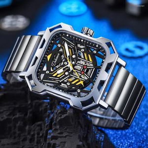 Polshorloges heren horloges topmannen uniek ontwerp sport horloge automatisch mechanisch waterdichte polshorloge Relogio 2023