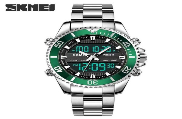 Montre-bracelets Military 3 Time Display Dual Movement Sport Watches Mens Stophatch Date ALARME ALARME REGOCH REGOIO MASCULINO SKME1430707