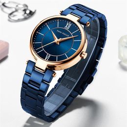 Horloges MINIFOCUS Mode Vrouwen Horloges Top Designer Waterdicht Dame Horloge Voor Vrouw Quartz Vrouwelijke Wristwatch232b