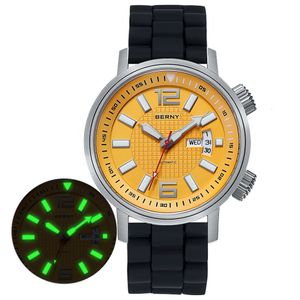 Horloges Miyota 8205 20ATM Diver Automatisch Mechanisch Horloge Mannen Sport Lichtgevende Saffier Waterdicht Horloge Zwemmen Zelfopwindend Horloge 230804