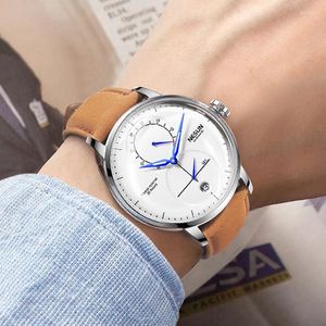 Montre-bracelets Nesun Brand Watch Men's Business Automatic Mécanique mode simple Saphire Sapphire Casual Watches Relogie Mascul 202S