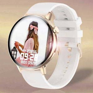 Wallwatches New Fashion Women Smartwatch Bluetooth Llamada de pantalla completa Toque Wating Wating Wating Wating Heart Rife Monitor Smart Watch para Xiaomi 240423