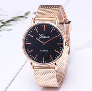 Polshorloges Nieuwe dames horloges kwarts kijken top luxe merk stalen riem dame polswatch