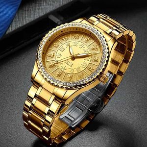 Montre-bracelets Nibosi Couple Watch Men / Women Quartz Gold Watches Men Top Brand Luxury Areffiche Femme Femme WROW LADY ROGIO MASCULINO 240423