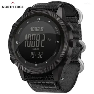 Montre-bracelets North Edge Apache-46 Men Digital Watch Sports Outdoor Running Swimming Sport Watchs Altimeter Baromètre Compass W50M