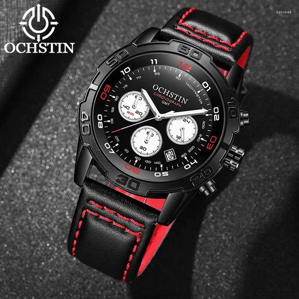 Wallwatches Ochstin 2024 Modelos Innovadores Serie Nylon Personalidad Tendencia de cuarzo para hombres Reloj Movimiento multifunción