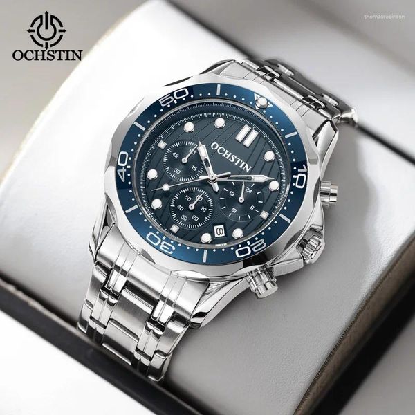 Wallwatches Ochstin Modelo 2024 Serie Mariner Sport Street Wating Wating Wating Movimiento de cuarzo multifunción