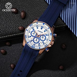 Horloges Ochstin's Product 2024 Navigator-serie Trendy en modieus multifunctioneel automatisch quartz uurwerk herenhorloge