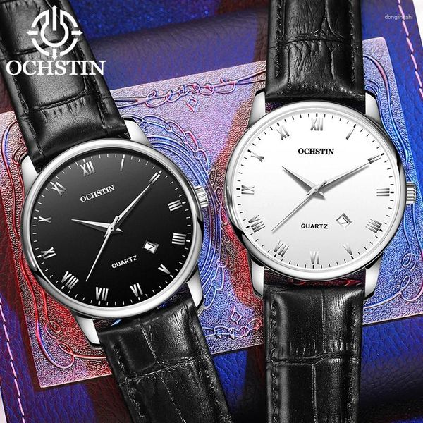 Montres-bracelets OCHSTIN2024 Business Luxury Men's Series Montre à mouvement à quartz multifonctionnelle importée