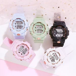 Horloges Online Modellen Sport Serie Transparant Kleine Diamanten Ins Elektronische Horloges Dames