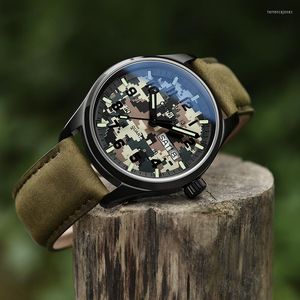 Montres-bracelets Original suisse CARNAVAL 2023 armée montre hommes importés mouvement à Quartz montres lumineux mâle étanche Reloj