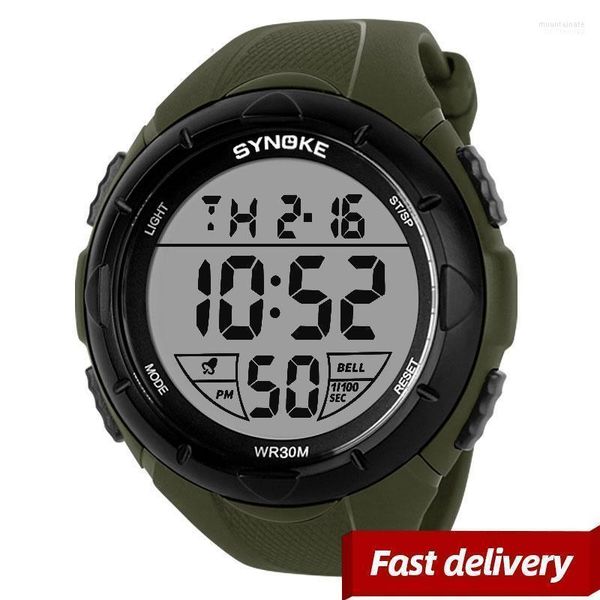 Relojes de pulsera para deportes al aire libre reloj Digital para hombres relojes deportivos para correr cronómetro militar LED reloj electrónico muñeca Moun22