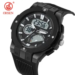 Montre-bracelets extérieurs Sport Watch Imperproofing Military Digital Quartz Man Wristwatch Black Tactical Men Regarde Dual Time Clocks Reloj Hombre