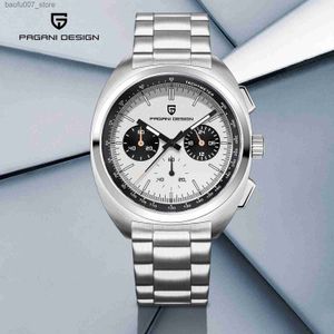 Montre-bracelettes Pagani Design Luxury Mens Es Sports AR Sapphire Quartz pour hommes Sports VK63 Rétro Dial Retro Tamesproof Clock Reloj Hombre