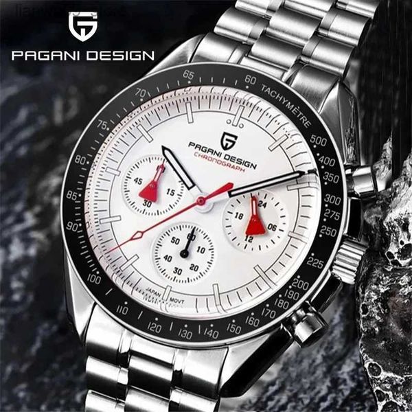 Relojes de pulsera Pagani Design New V5 Moon Relojes para hombre 2023 Top Brand Luxury Cuarzo Cronógrafo Luminoso Zafiro Espejo Reloj impermeable 1701Q231123