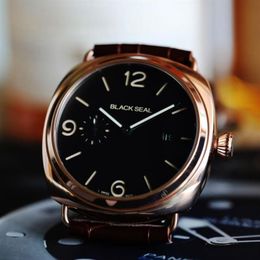 Montres-bracelets montres en cuir Pam pour homme automatique 2 couleurs 47mm2574