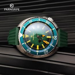 Horloges PARNSRPE Diver's Luxe herenhorloge Klein Abalone automatisch mechanisch horloge Japan NH35A Beweging Aseptische wijzerplaat Saffierglas 230731