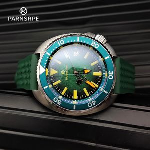Montres-bracelets Parnsrpe Diver's Luxury Men's Watch Small Abalone Automatique Mécanique Montre Japon NH35A Mouvement Aseptique Cadran Saphir Verre 231128