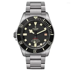 Polshorloges pelagos titanium luxe heren automatisch horloge m25610tnl-0001