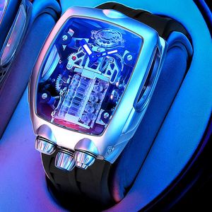 Horloges Pindu Design Heren Topmerk Luxe Militaire Sport Automatisch Waterdicht Mechanisch Montre Homme